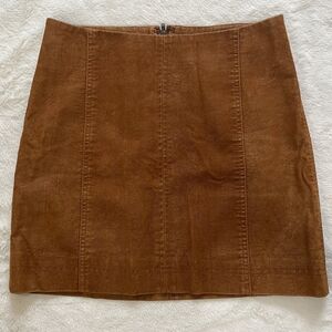 Free People Brown Mini Skirt Size 4